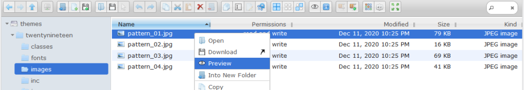 Drag-and-drop file organization.