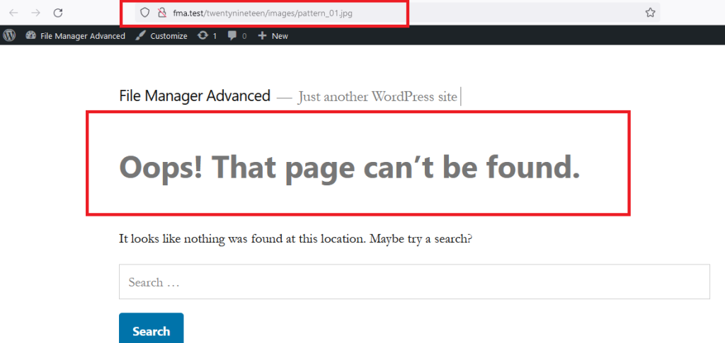 Display of Advanced File Manager interface with file preview thumbnails
