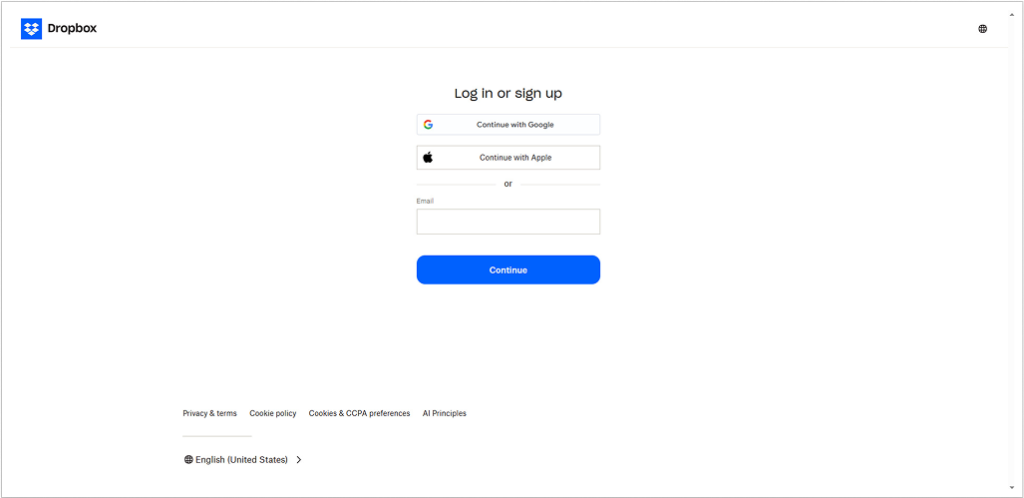 Secure login interface for AFM admin panel